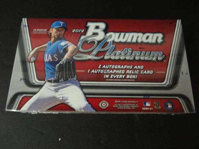 2012 Bowman Platinum Baseball Box (Hobby) (20/5)