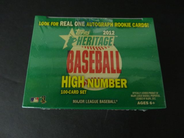 2012 Topps Heritage Baseball High Number Factory Set (Hobby)