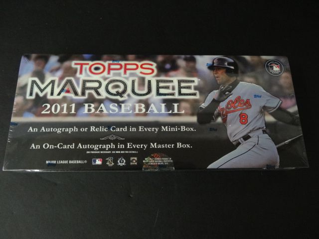 2011 Topps Marquee Baseball Box (Hobby)