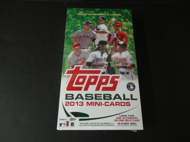 2013 Topps Mini Baseball Box