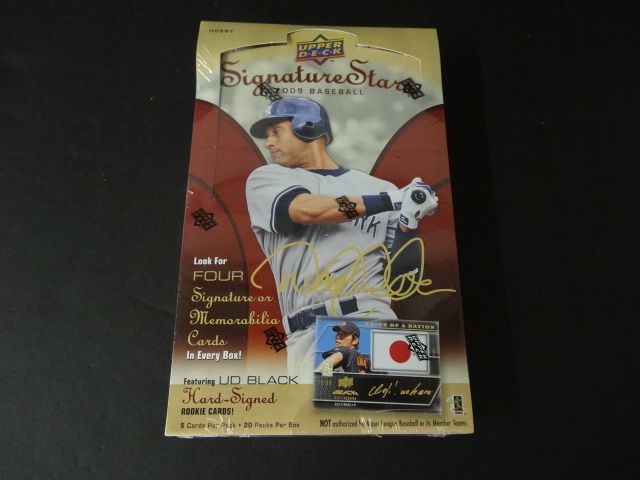 2009 Upper Deck Signature Stars Baseball Box (Hobby)