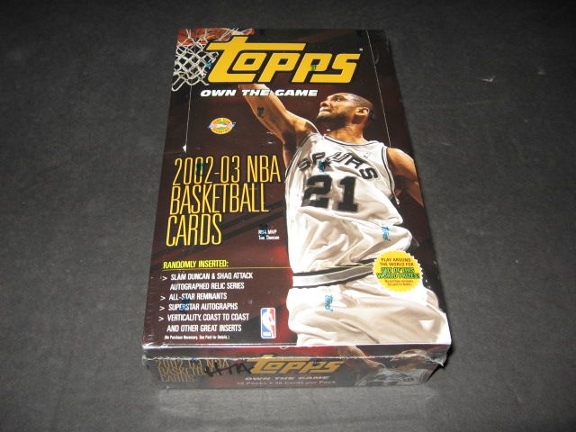 2002/03 Topps Basketball Jumbo Box (HTA)