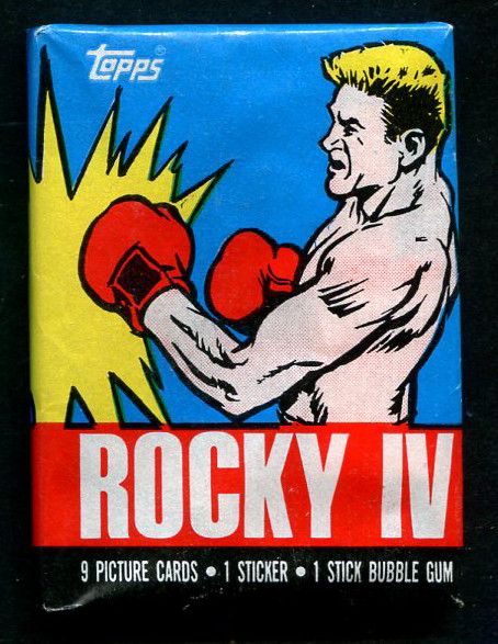 1985 Topps Rocky IV Unopened Wax Pack