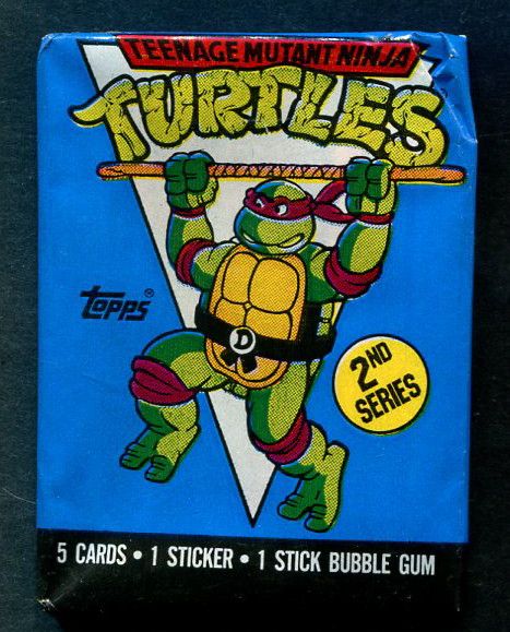 1990 Topps Teenage Mutant Ninja Turtles Series 2 Unopened Wax Pack