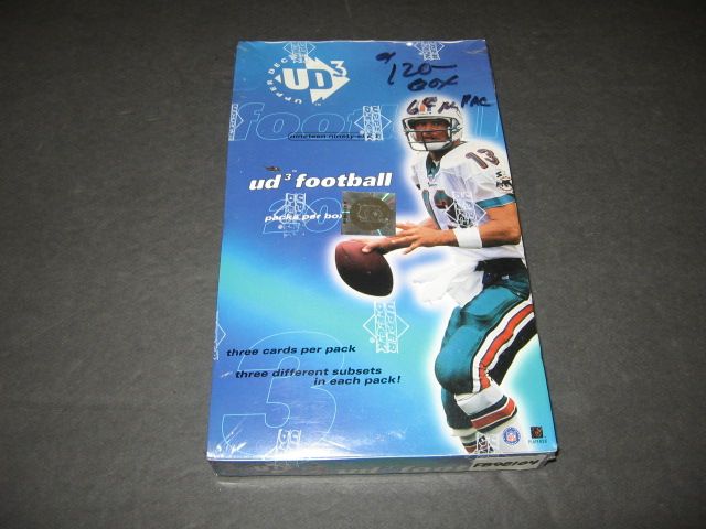 1998 Upper Deck UD3 Football Box (Retail)