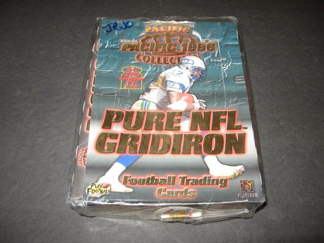 1996 Pacific Pure NFL Gridiron Football Box