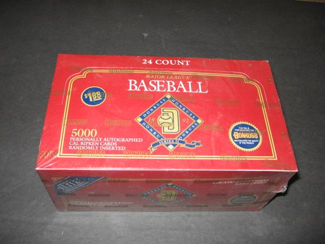 1992 Donruss Baseball Series 2 Jumbo Box
