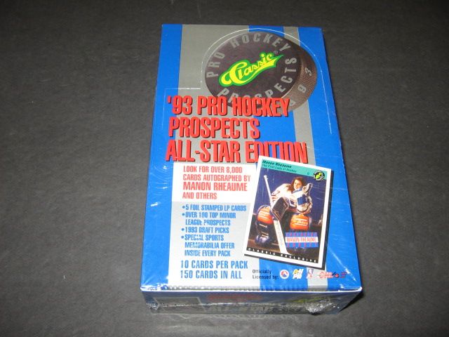 1993 Classic Pro Prospects Hockey Box