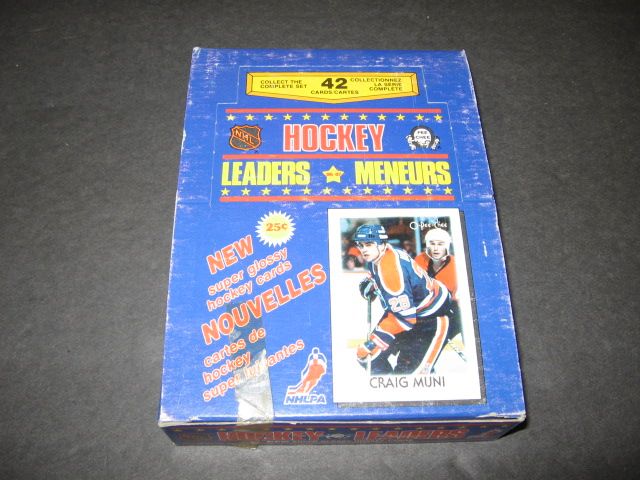 1986/87 OPC O-Pee-Chee Hockey Leaders Unopened Box