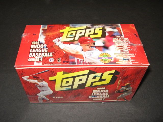 1998 Topps Baseball Series 1 Jumbo Box (HTA)