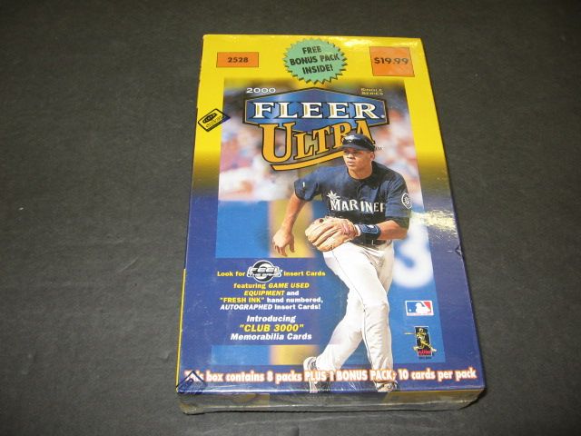 2000 Fleer Ultra Baseball Blaster Box (9/10)