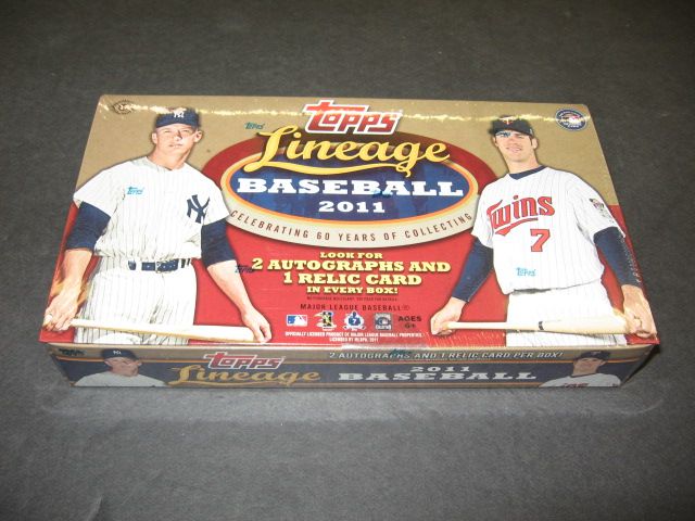 2011 Topps Lineage Baseball Box (Hobby)