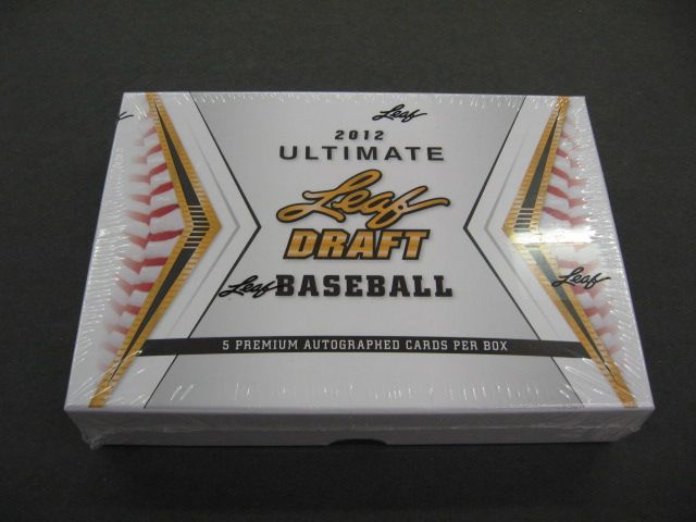 2012 Leaf Ultimate Draft Baseball Box (Hobby)