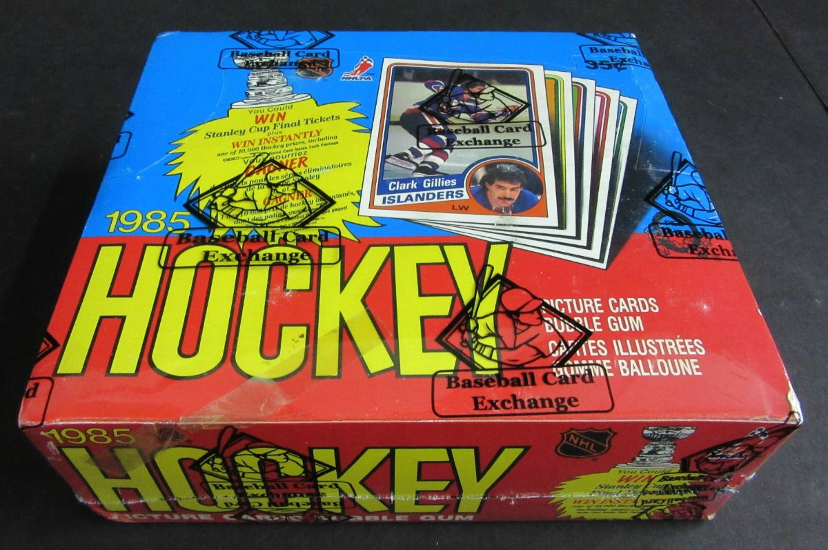 1984/85 OPC O-Pee-Chee Hockey Unopened Wax Box (FASC)