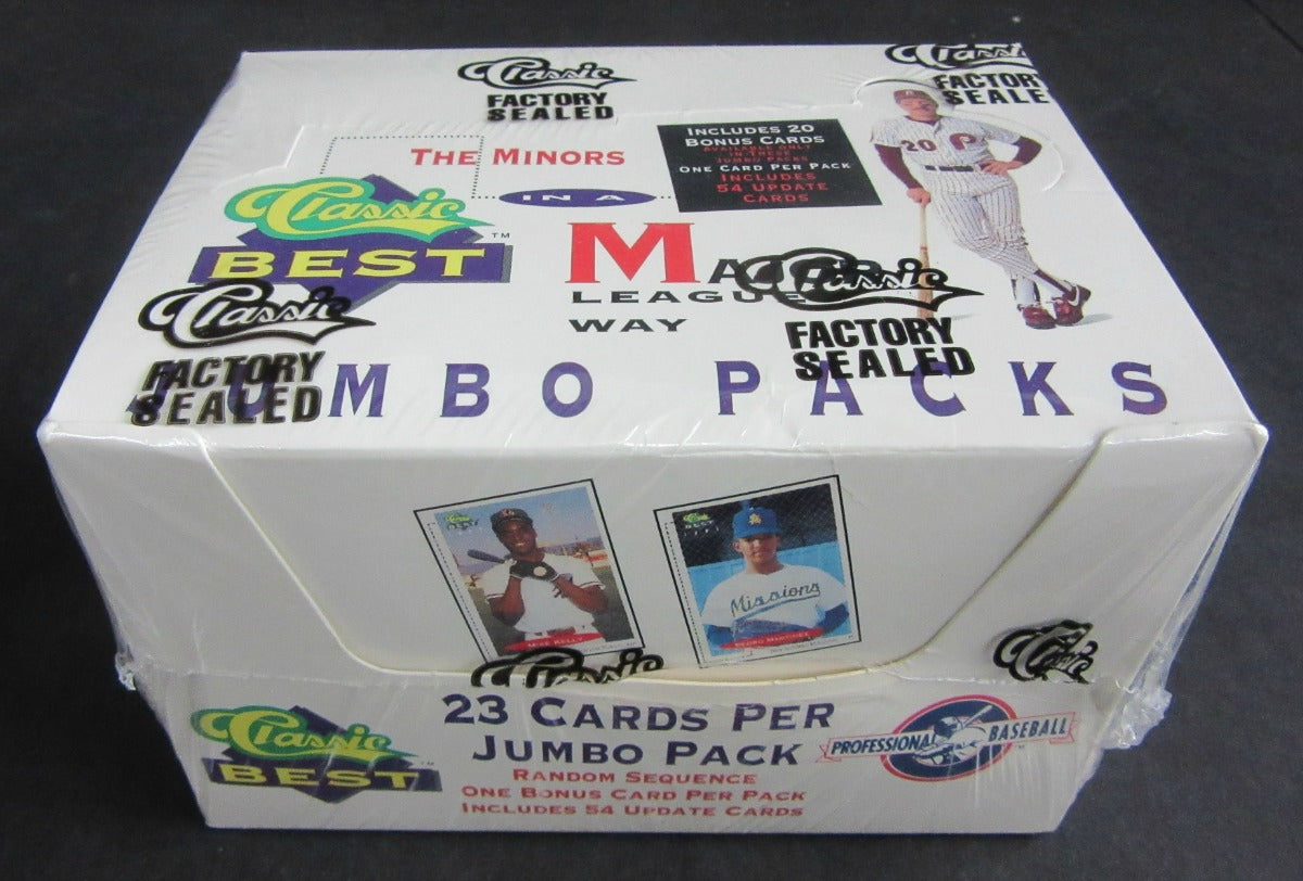 1991 Classic Best Minor League Baseball Jumbo Box
