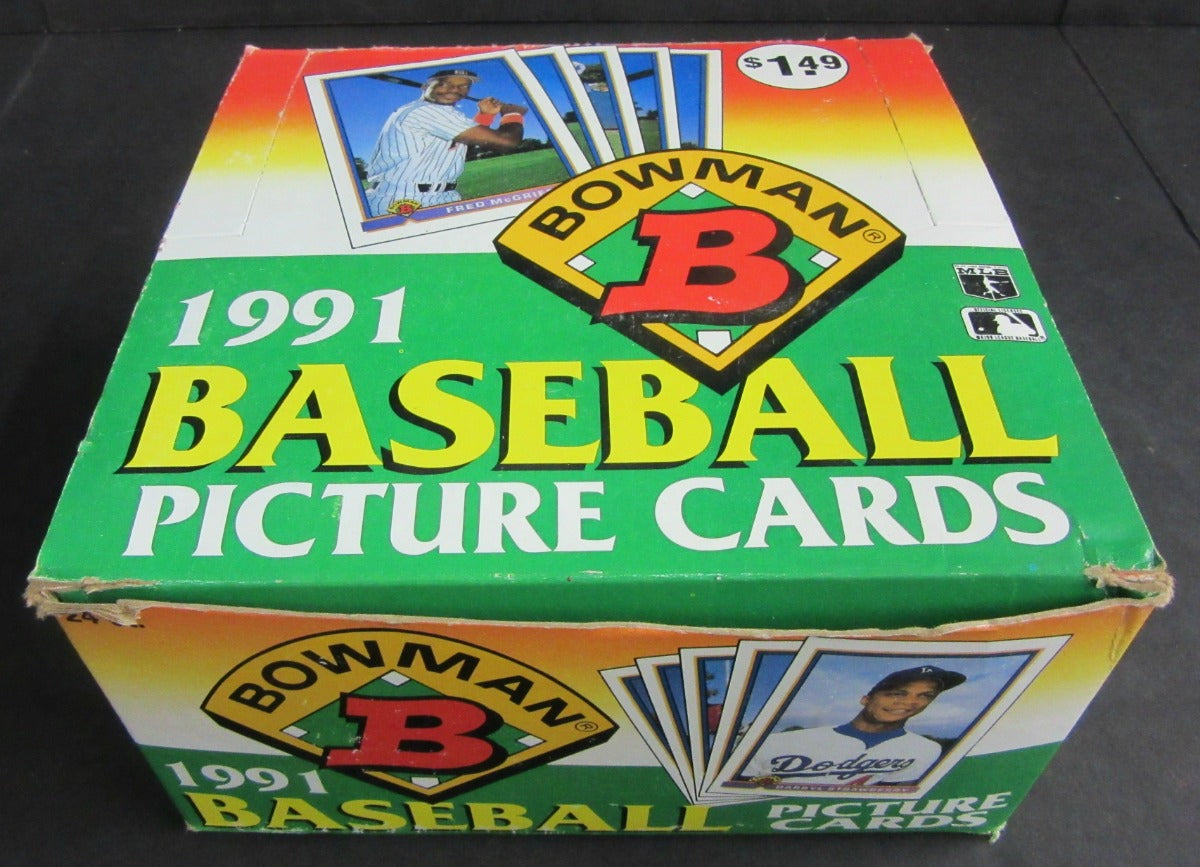 1991 Bowman Baseball Jumbo Box (24/40)