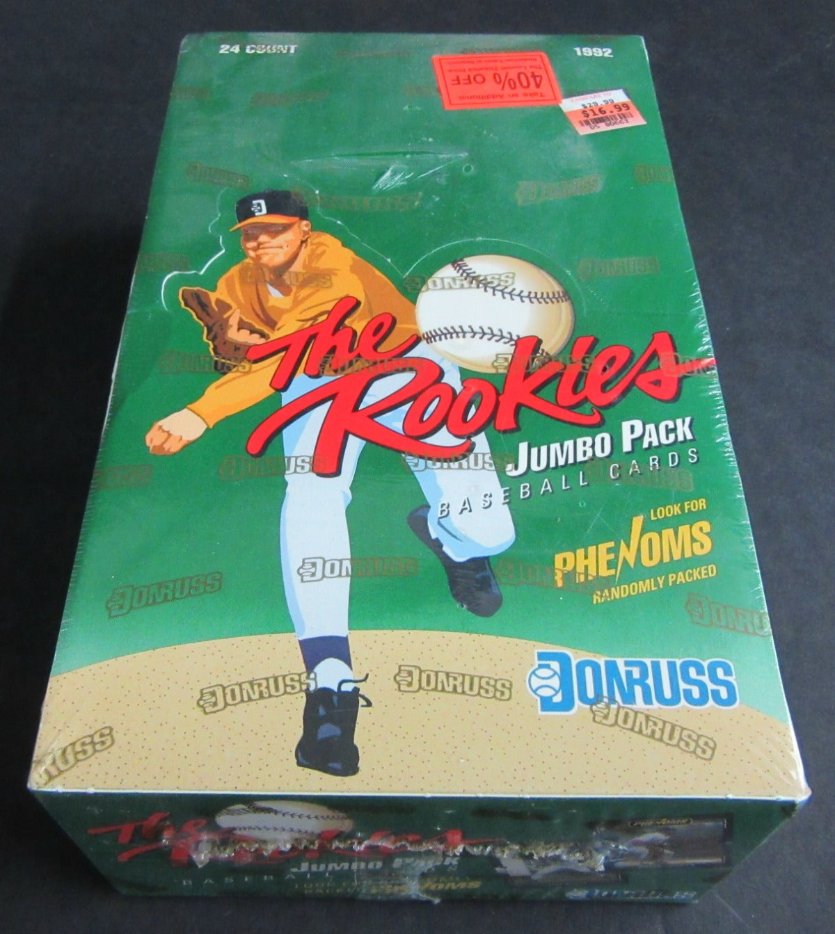 1992 Donruss Rookies Baseball Jumbo Box (24/)