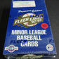 1992/93 Fleer Excel Baseball Jumbo Box (24/)