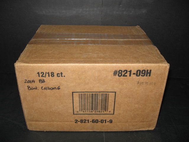 2009 Bowman Chrome Baseball Case (Hobby) (12 Box)
