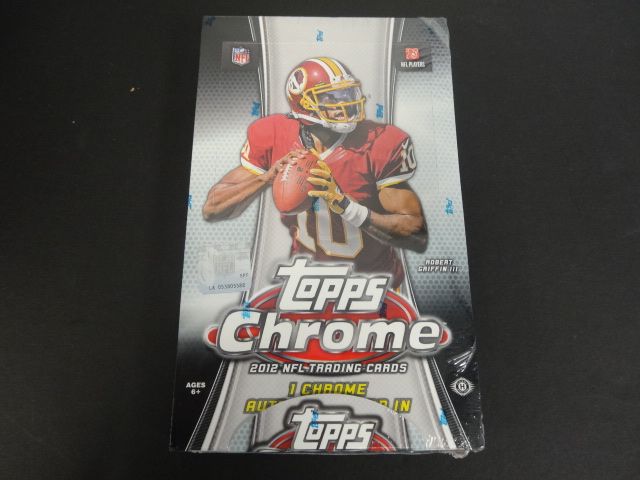 2012 Topps Chrome Football Box (Hobby)