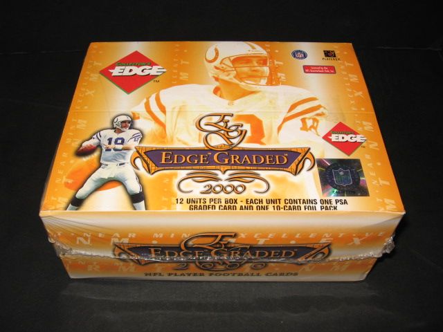 2000 Collectors Edge Graded Football Box (Hobby)