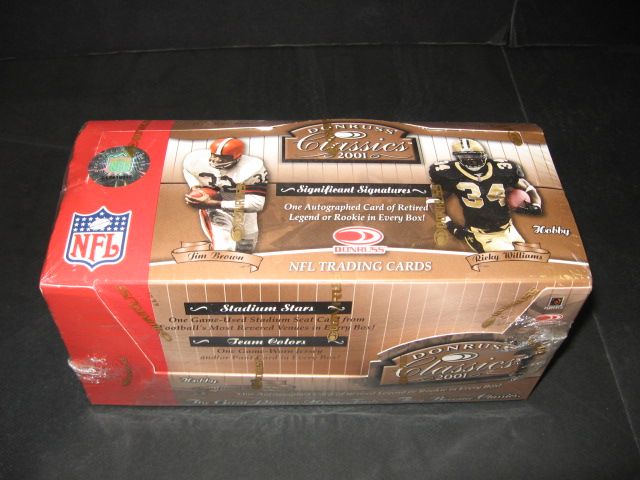 2001 Donruss Classics Football Box (Hobby)