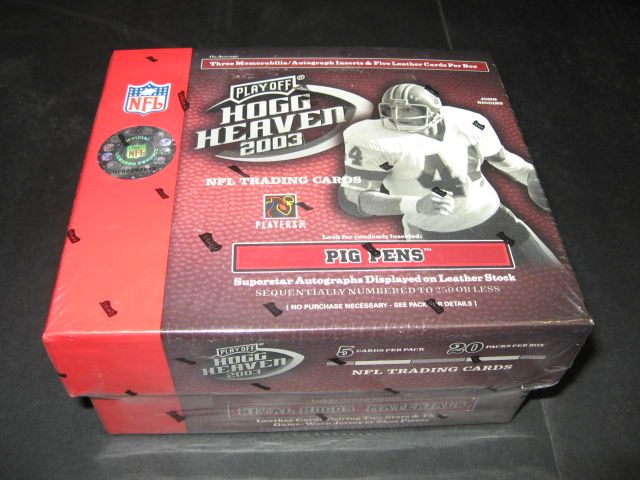 2003 Playoff Hogg Heaven Football Box (Hobby)