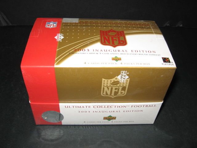 2003 Upper Deck Ultimate Collection Football Box (Hobby)