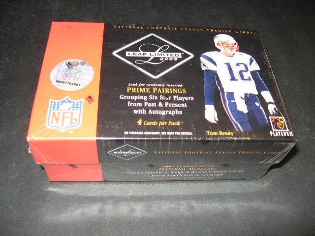 2005 Leaf Limited Football Box (Hobby)