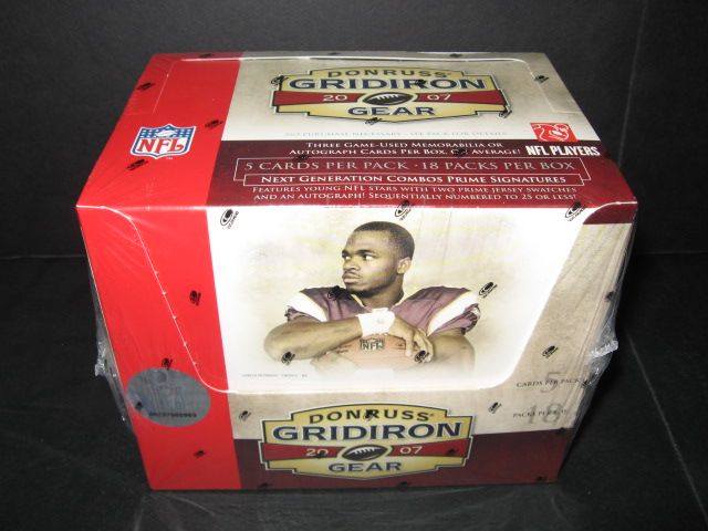 2007 Donruss Gridiron Gear Football Box (Hobby)