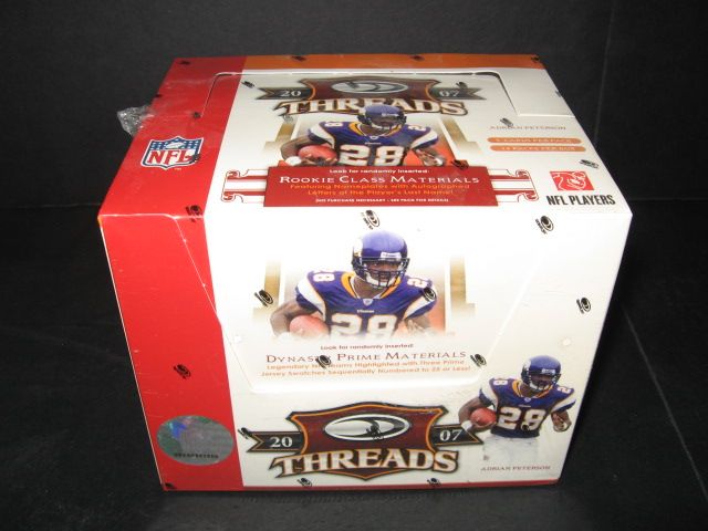 2007 Donruss Threads Football Box (Hobby)