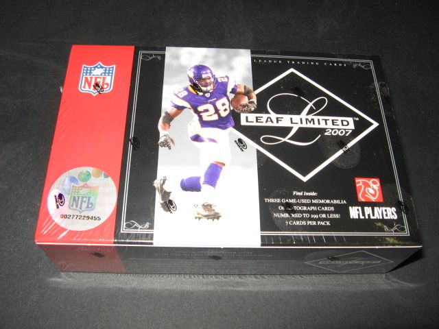 2007 Leaf Limited Football Box (Hobby)