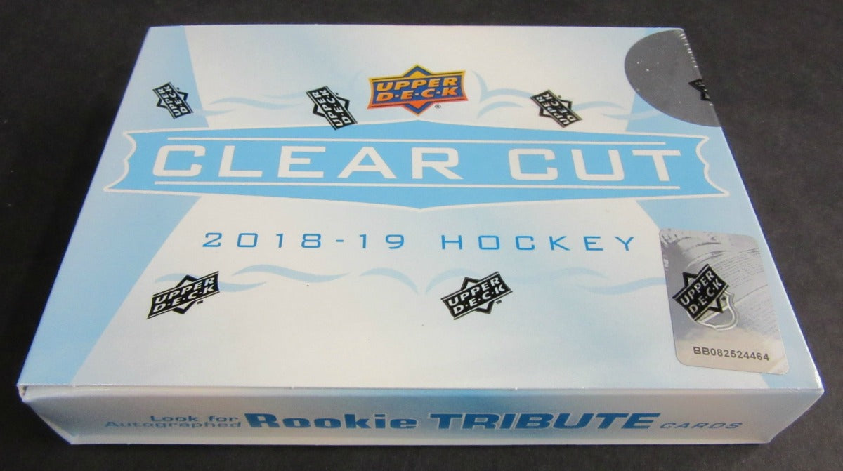 2018/19 Upper Deck Clear Cut Hockey Box (Hobby)