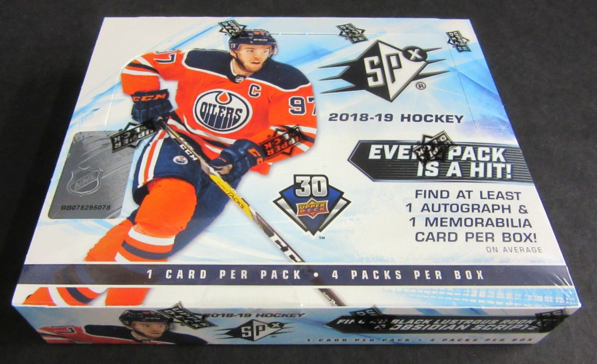 2018/19 Upper Deck SPX Hockey Box (Hobby)