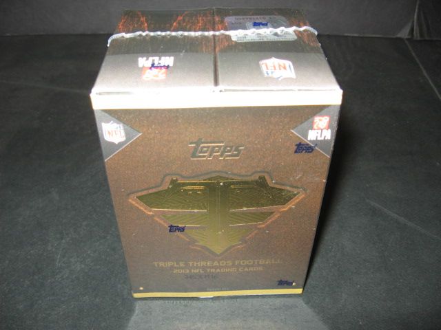 2013 Topps Triple Threads Football Box (Hobby)