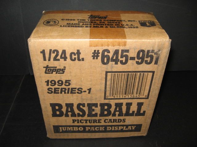 1995 Topps Baseball Series 1 Jumbo Box