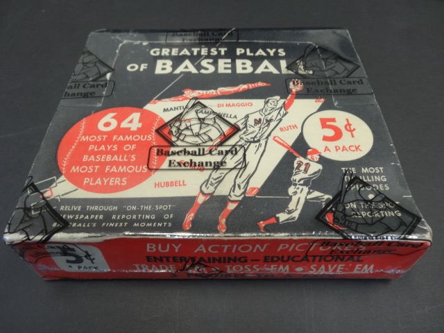 1960 Nu-Card Baseball Highlights Unopened Cello Box