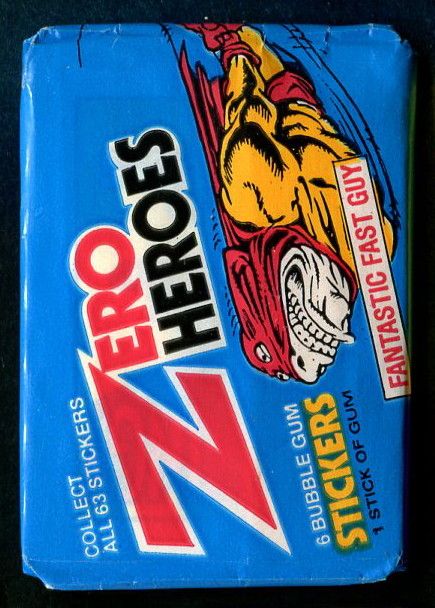 1983 Donruss Zero Heroes Unopened Wax Pack