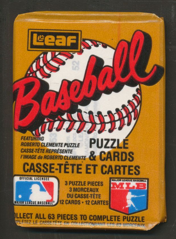 1987 Donruss Leaf Baseball Unopened Wax Pack