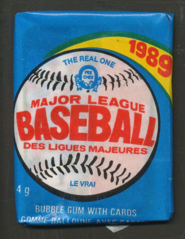 1989 OPC O-Pee-Chee Baseball Unopened Wax Pack