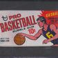 1969/70 Topps Basketball Unopened Wax Pack w/ Alcindor Top