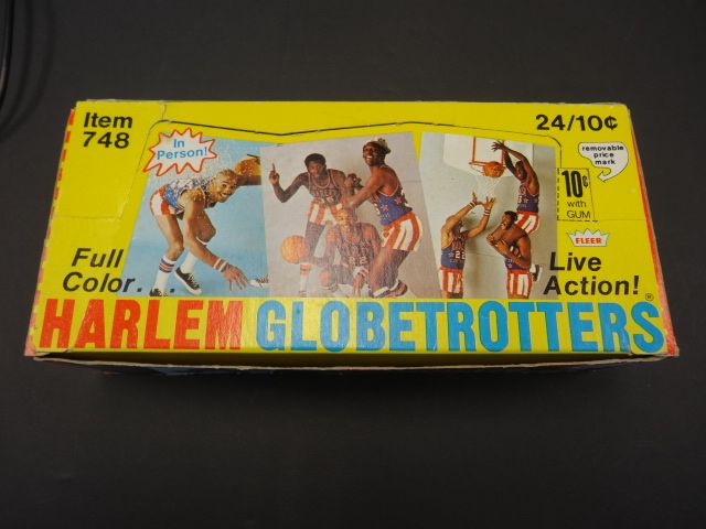 1971/72 Fleer Harlem Globetrotters Basketball Wax Box