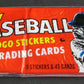 1983 Fleer Baseball Unopened Wax Pack Rack Pack