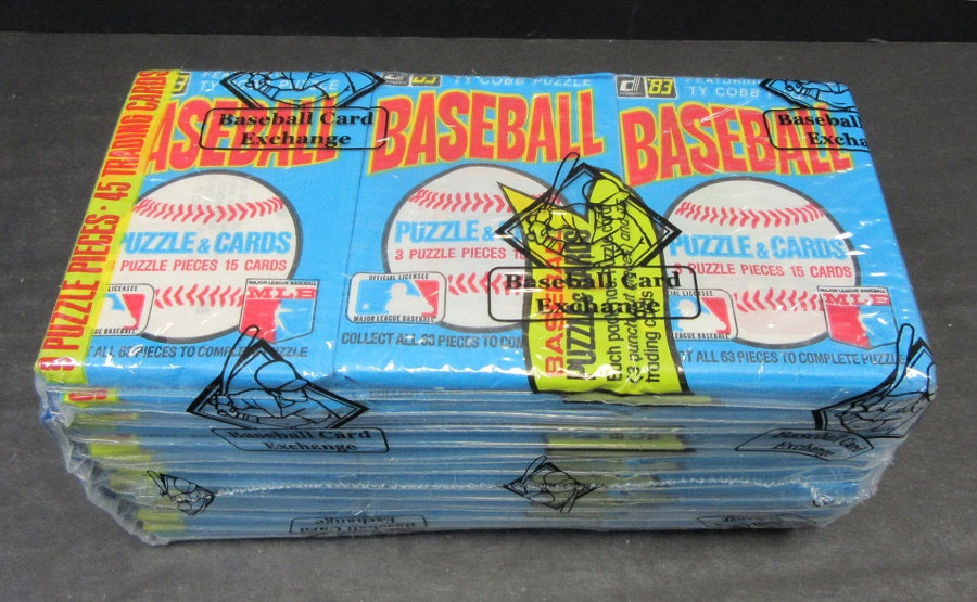 1983 Donruss Baseball Unopened Wax Pack Rack Pack (Lot of 12) (BBCE)