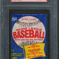 1983 OPC O-Pee-Chee Baseball Unopened Wax Pack PSA 9