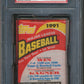 1991 OPC O-Pee-Chee Baseball Unopened Wax Pack PSA 9