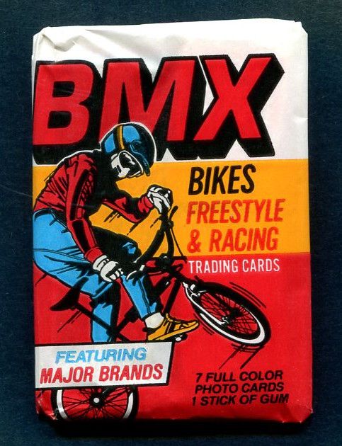 1984 Donruss BMX Bikes Unopened Wax Pack