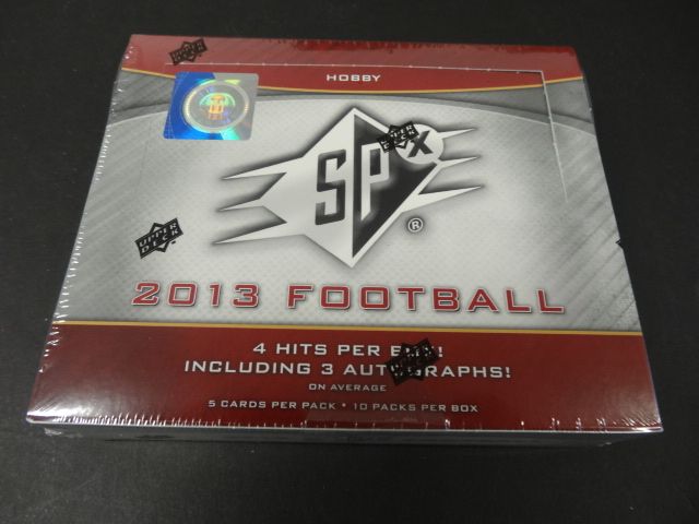 2013 Upper Deck SPX Football Box (Hobby)