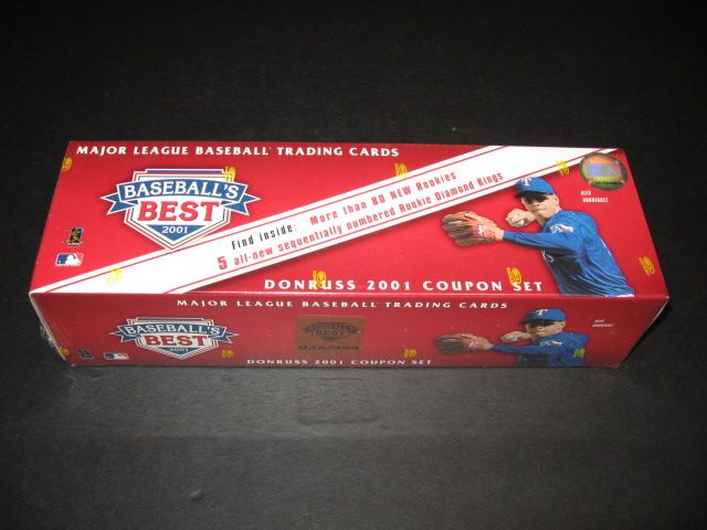 2001 Donruss Baseball's Best Bronze Coupon Factory Set (999 )