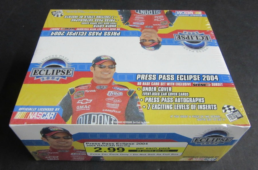 2004 Press Pass Eclipse Racing Race Cards Box (Retail)